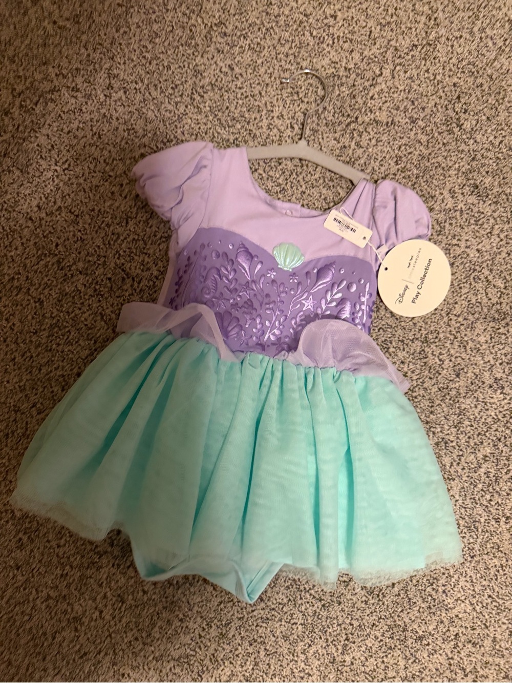 Little Sleepies Disney Ariel Princess Dress